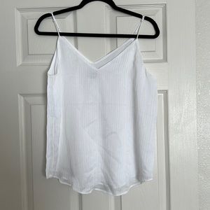 EXPRESS Pleated V-neck Downtown Cami